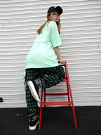 PLAID TROUSERS