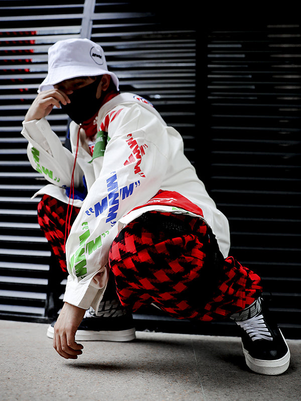 PLAID TROUSERS