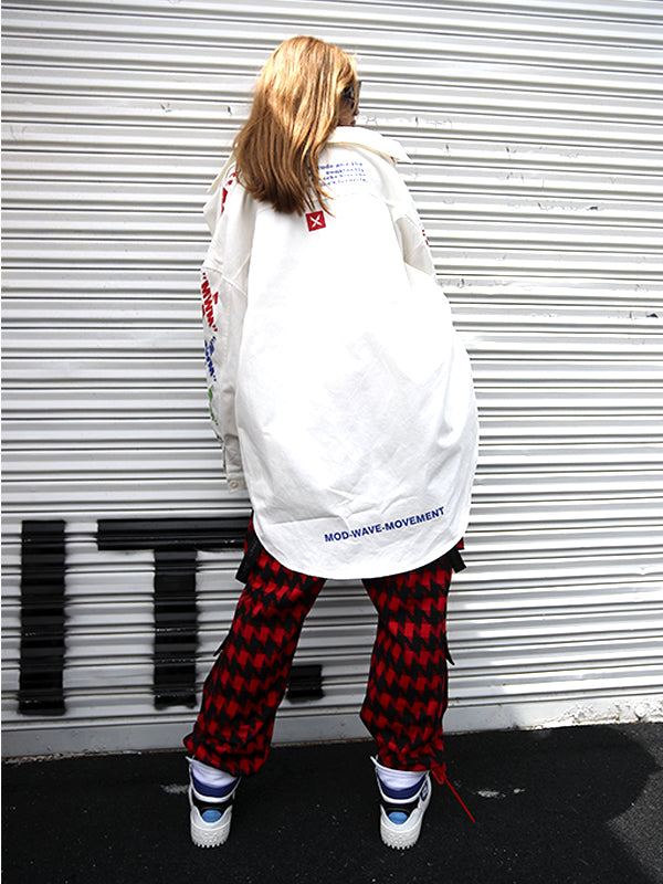 PLAID TROUSERS
