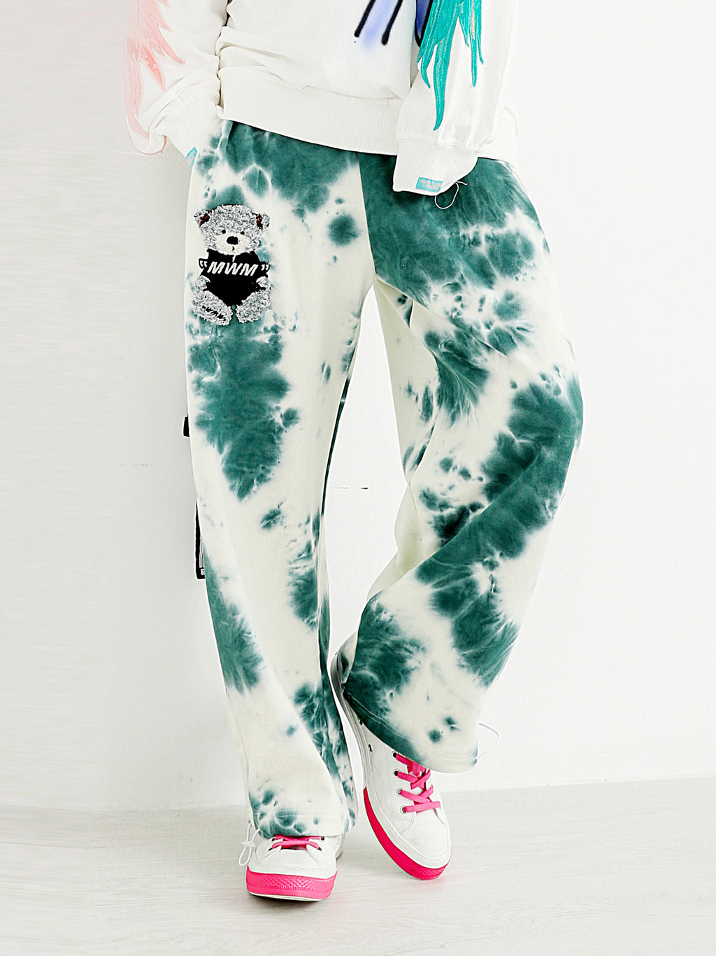TEDDY TIE DYE PANTS