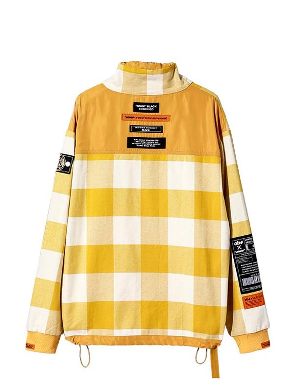 SUDADERA CUADROS