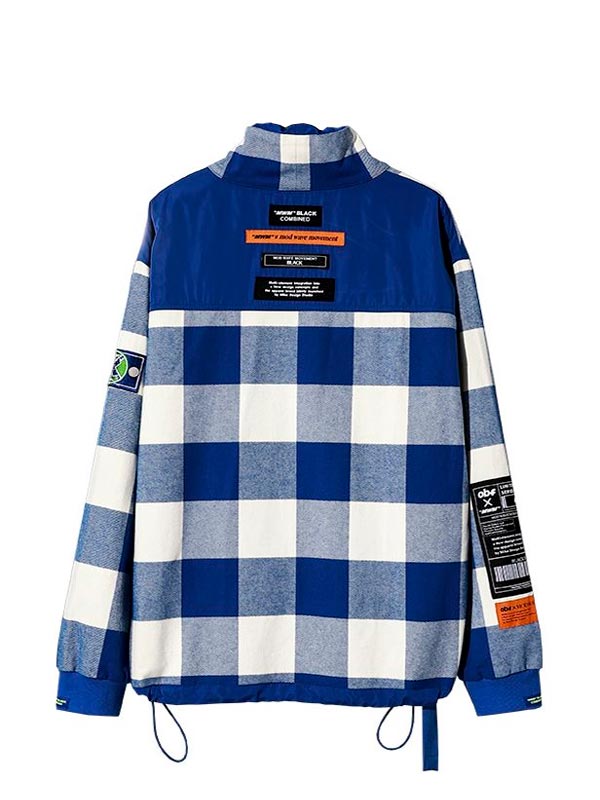 SUDADERA CUADROS