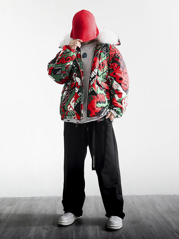 ABRIGO MULTICOLOR PUFFER