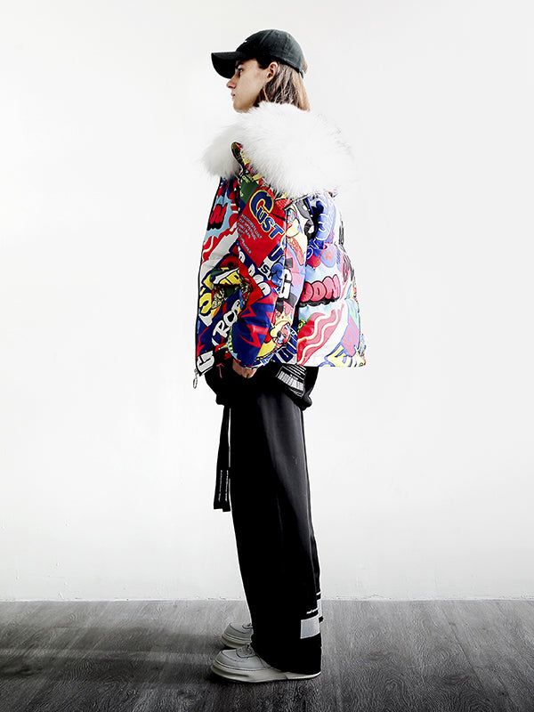 ABRIGO MULTICOLOR PUFFER