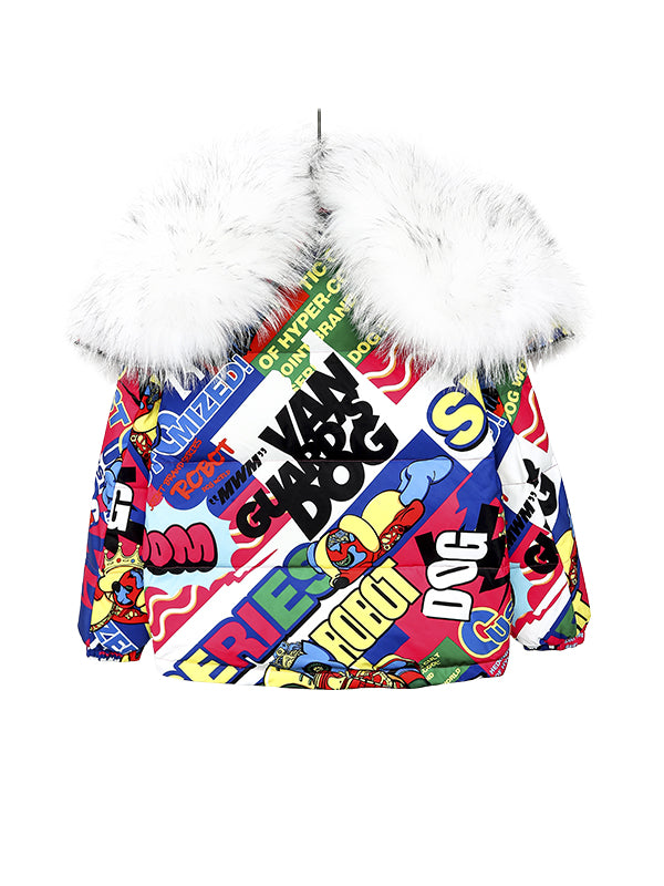 ABRIGO MULTICOLOR PUFFER