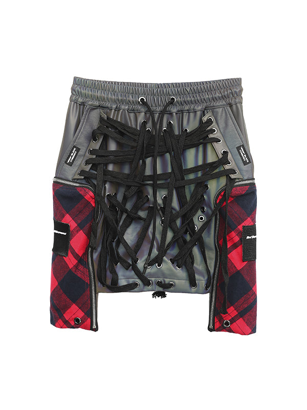 FALDA REFLECTANTE CORDONES