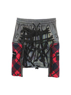 FALDA REFLECTANTE CORDONES