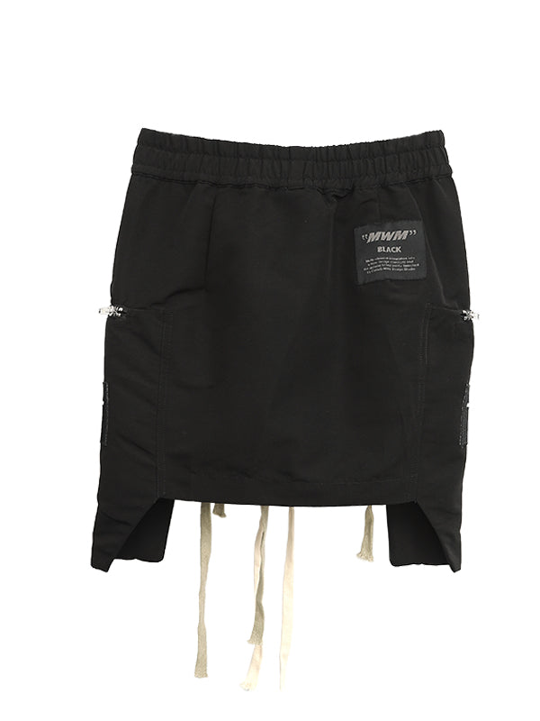 LACE-UP SKIRT