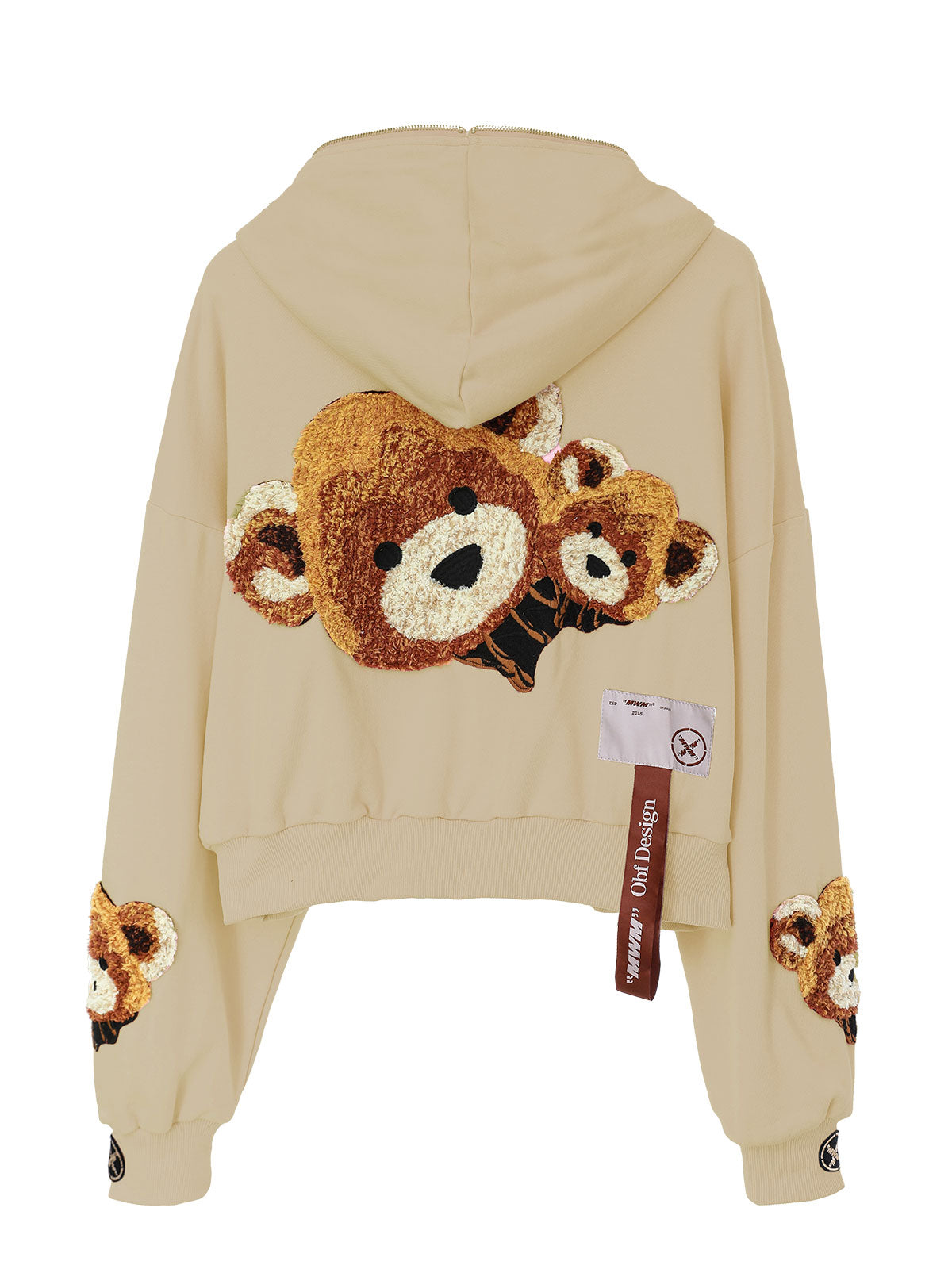 HOODED TEDDY SWEATSHIRT