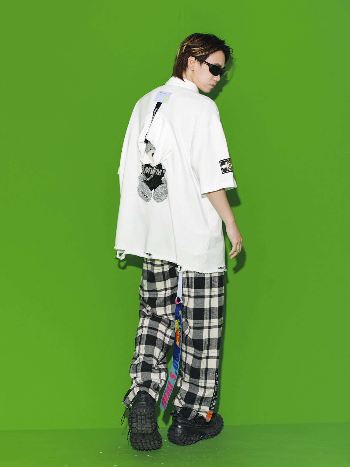 TEDDY SHIRT WITH CHAIN
