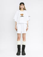 TEDDY CROPPED SWEATSHIRT