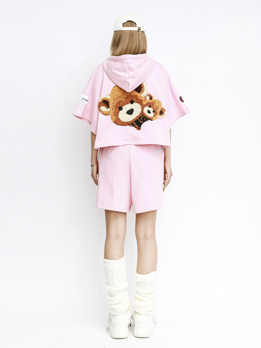 TEDDY CROPPED SWEATSHIRT