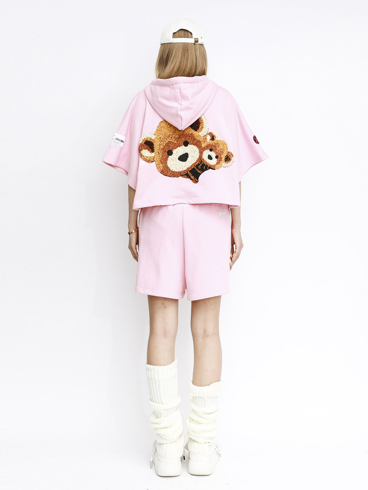 TEDDY CROPPED SWEATSHIRT