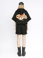 TEDDY CROPPED SWEATSHIRT