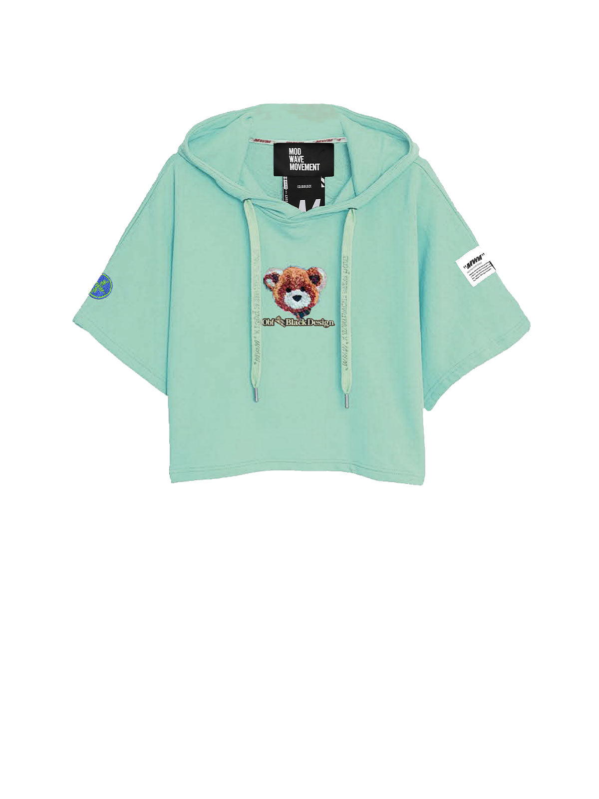 TEDDY CROPPED SWEATSHIRT