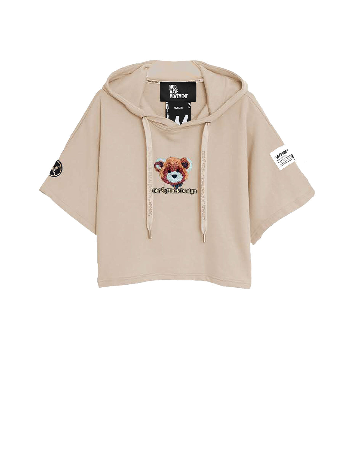 TEDDY CROPPED SWEATSHIRT